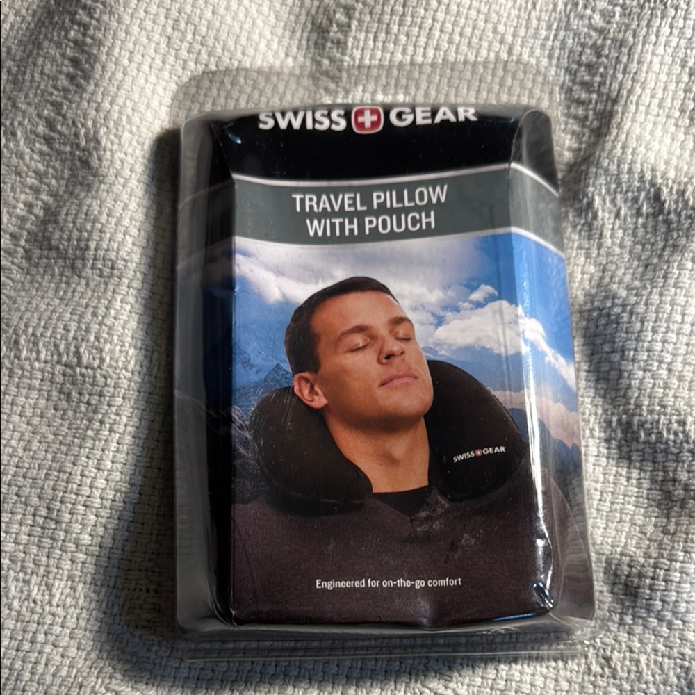 Swiss Gear Black Travel Pillow